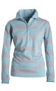 Equine Stripe Cotton Knit Polo Shirt (100%cotton) 